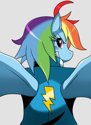 Size: 1244x1708 | Tagged: safe, artist:ss2sonic, rainbow dash, anthro, g4, female, solo