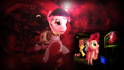 Size: 1366x768 | Tagged: safe, artist:midnightmint-1, fluttershy, pinkie pie, twilight sparkle, g4, 3d, gmod, internal, medic, x-ray