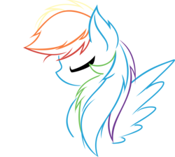 Size: 3516x3147 | Tagged: safe, artist:tl1211, rainbow dash, g4, female, high res, simple background, solo, transparent background, vector