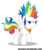 Size: 1480x1700 | Tagged: dead source, safe, artist:veggie55, rainbow dash, pegasus, pony, g4, commission, element of loyalty, elements of harmony, female, mare, simple background, solo, super rainbow dash, transparent background, vector