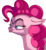 Size: 1000x1085 | Tagged: safe, artist:discorded, pinkie pie, g4, the cutie map, female, simple background, solo, transparent background, unamused, when she doesn't smile