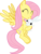 Size: 900x1186 | Tagged: safe, angel bunny, fluttershy, g4, flying, hug, simple background, transparent background, vector