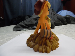 Size: 4608x3456 | Tagged: safe, artist:diamondselecttoys, applejack, g4, figure, irl, merchandise, photo, piggy bank, solo