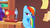 Size: 1366x768 | Tagged: safe, screencap, rainbow dash, g4, my little pony: friendship is magic, suited for success, art of the dress, carousel boutique, female, sewing machine, solo