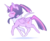 Size: 500x413 | Tagged: dead source, safe, artist:deerieres, twilight sparkle, alicorn, pony, g4, blushing, clothes, cute, eyes closed, female, mare, pastel, scarf, simple background, smiling, solo, transparent background, trotting, twilight sparkle (alicorn)