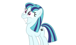 Size: 1262x752 | Tagged: safe, artist:serennarae, sonata dusk, earth pony, pony, g4, the cutie map, earth pony sonata dusk, equalized, equestria girls ponified, female, grin, mare, ponified, simple background, smiling, solo, transparent background