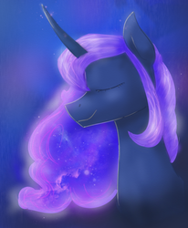 Size: 533x646 | Tagged: safe, artist:amber flicker, princess luna, g4, female, portrait, solo