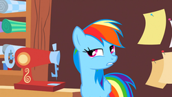 Size: 1366x768 | Tagged: safe, screencap, rainbow dash, g4, suited for success