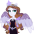 Size: 981x983 | Tagged: safe, artist:nightmarelunafan, oc, oc only, oc:fleury, equestria girls, g4, crown, ponied up, solo