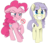 Size: 2000x1705 | Tagged: safe, artist:meotashie, pinkie pie, g4, the cutie map, braid, cheek fluff, chest fluff, ear fluff, floppy ears, raised hoof, simple background, transparent background, when she doesn't smile