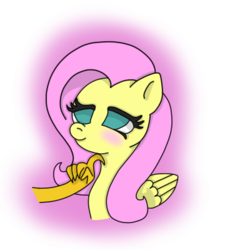Size: 400x400 | Tagged: safe, artist:oasis-image, discord, fluttershy, g4, female, male, ship:discoshy, shipping, straight