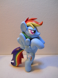 Size: 3240x4320 | Tagged: safe, artist:earthenpony, rainbow dash, g4, craft, irl, photo, sculpture, solo