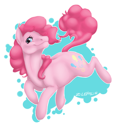 Size: 700x749 | Tagged: safe, artist:z-leppelin, pinkie pie, g4, female, solo