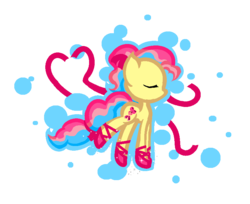 Size: 856x700 | Tagged: safe, artist:littlemedraws112, oc, oc only, oc:twinkle toes, earth pony, pony, ballet, dancer, eyes closed, solo