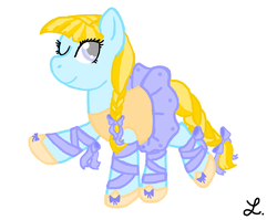 Size: 3400x2712 | Tagged: safe, artist:redrawcentral, oc, oc only, earth pony, pony, ballerina, ballet, ballet slippers, clothes, high res, solo, tutu
