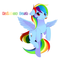 Size: 1000x1000 | Tagged: safe, artist:bubblestea, rainbow dash, g4, female, solo