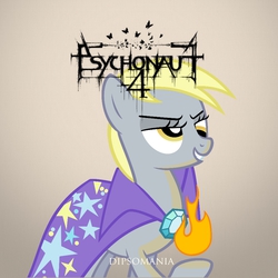 Size: 960x960 | Tagged: safe, derpy hooves, pegasus, pony, g4, album cover, female, mare, parody, vector