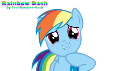 Size: 1679x944 | Tagged: safe, artist:cool-rainbow-dash, rainbow dash, g4, female, simple background, solo, transparent background, vector