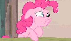 Size: 623x356 | Tagged: safe, screencap, pinkie pie, g4, the cutie map, animated, female, gagging