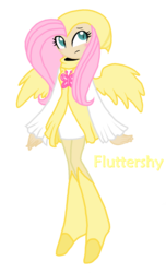 Size: 1102x1808 | Tagged: dead source, source needed, safe, artist:jaquelindreamz, fluttershy, g4, crossover, female, nights, nights into dreams, solo