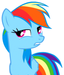 Size: 533x630 | Tagged: safe, edit, edited screencap, screencap, rainbow dash, g4, female, simple background, solo, transparent background, vector