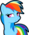 Size: 533x630 | Tagged: safe, edit, edited screencap, screencap, rainbow dash, g4, background removed, female, simple background, solo, transparent background