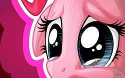 Size: 2560x1600 | Tagged: safe, artist:mysticalpha, pinkie pie, g4, close-up, crying, female, solo, wallpaper