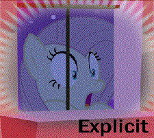Size: 225x201 | Tagged: safe, screencap, fluttershy, derpibooru, g4, the cutie map, animated, female, gasp, meta, picture for breezies, shocked, spoiler tag, spoilered image joke