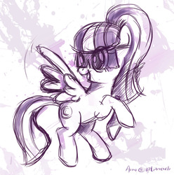 Size: 800x807 | Tagged: safe, artist:ii-art, oc, oc only, oc:amy, pegasus, pony, all about mlp merch, mlpmerch, solo