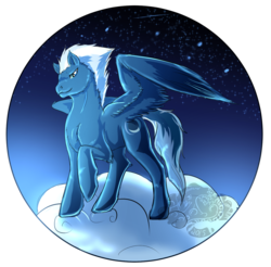 Size: 1211x1193 | Tagged: safe, artist:kuroleopard, night glider, g4, the cutie map, female, solo