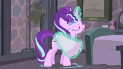 Size: 610x343 | Tagged: safe, artist:superedit, edit, edited screencap, screencap, fluttershy, starlight glimmer, sunset shimmer, pegasus, pony, unicorn, g4, season 5, the cutie map, animated, backwards cutie mark, butt, conspiracy theory, cutie mark, cutie mark reveal, dat towelin', female, gasp, glimmer glutes, hilarious in hindsight, looking back, m. night shyamalan, magic, mare, open mouth, plot, plot twist, telekinesis, the great and powerful superedit, towel, towel flossing, what a twist, window