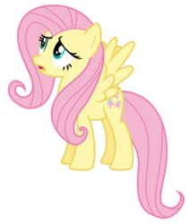 Size: 1024x1206 | Tagged: safe, artist:s.guri, fluttershy, daring don't, g4, simple background, transparent background, vector