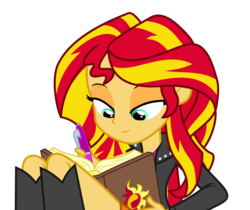 Size: 1024x860 | Tagged: safe, artist:s.guri, sunset shimmer, equestria girls, g4, my little pony equestria girls: rainbow rocks, simple background, solo, transparent background, vector