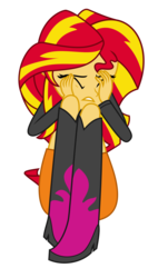 Size: 1024x1804 | Tagged: safe, artist:s.guri, sunset shimmer, equestria girls, g4, my little pony equestria girls: rainbow rocks, simple background, solo, sunsad shimmer, transparent background, vector