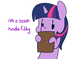 Size: 500x417 | Tagged: safe, artist:estrill, twilight sparkle, g4, book, female, solo, that pony sure does love books