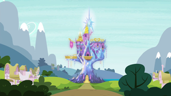 Size: 1280x720 | Tagged: safe, screencap, g4, twilight's kingdom, ponyville, twilight's castle