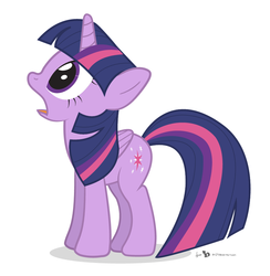 Size: 922x944 | Tagged: safe, artist:dm29, twilight sparkle, alicorn, pony, g4, :o, dilated pupils, female, frown, juxtaposition bait, looking up, mare, open mouth, solo, twilight sparkle (alicorn)