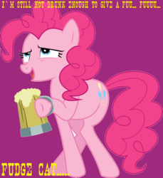 Size: 856x933 | Tagged: safe, pinkie pie, g4, drunk, female, solo