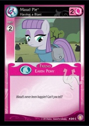 Size: 640x897 | Tagged: safe, enterplay, maud pie, absolute discord, g4, my little pony collectible card game, card, ccg