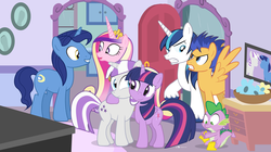 Size: 1500x840 | Tagged: safe, artist:dm29, flash sentry, night light, princess cadance, shining armor, spike, twilight sparkle, twilight velvet, alicorn, dragon, pegasus, pony, unicorn, g4, angry, brother and sister, brothers, brothers-in-law, door, family reunion, father and daughter-in-law, father and son, father and son-in-law, female, flower, golden boots, group, happy, horn, hug, husband, husband and wife, male, mare, mother and daughter, mother and daughter-in-law, mother and father, mother and son-in-law, overprotective, overprotective armor, picture, rain, siblings, sisters-in-law, sitting, sparkle family, spike's family, spread wings, stallion, standing, twilight sparkle (alicorn), wife, wings