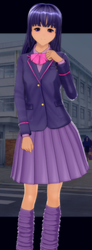 Size: 397x1080 | Tagged: safe, artist:theextraguy, twilight sparkle, human, g4, artificial academy 2, clothes, explicit source, humanized, skirt