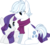 Size: 10630x9582 | Tagged: safe, artist:diamondsword11, double diamond, rarity, earth pony, pony, unicorn, g4, absurd resolution, clothes, diamond duo, female, male, mare, request, scarf, shipping, simple background, stallion, straight, transparent background, vector