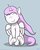 Size: 801x996 | Tagged: safe, artist:bluesparkks, princess celestia, g4, female, filly, simple background, sitting, solo