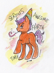 Size: 537x726 | Tagged: safe, artist:twinklestahh, scootaloo, g4, female, solo