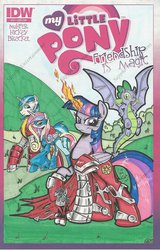 Size: 1024x1601 | Tagged: safe, artist:ponygoddess, princess cadance, shining armor, spike, twilight sparkle, alicorn, dragon, pony, unicorn, friendship is magic #13, g4, bamf doll, clothes, colossus, costume, female, horn, lockheed, magik, male, mare, nightcrawler, shadowcat, stallion, twilight sparkle (alicorn), x-men