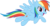 Size: 1236x638 | Tagged: safe, artist:sketchmcreations, rainbow dash, pegasus, pony, g4, my little pony: friendship is magic, pinkie pride, cute, dashabetes, female, flying, happy, inkscape, open mouth, simple background, smiling, solo, transparent background, vector