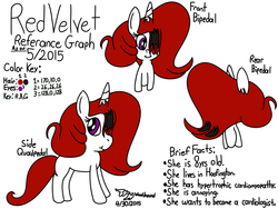 Size: 2048x1536 | Tagged: safe, artist:xwoofyhoundx, oc, oc only, oc:red velvet, blank flank, red and grey, reference sheet, solo