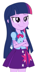 Size: 1681x3272 | Tagged: safe, artist:sketchmcreations, twilight sparkle, equestria girls, g4, my little pony equestria girls, backpack, clothes, crossed arms, cutie mark on clothes, female, inkscape, simple background, skirt, smirk, solo, transparent background, twilight smirkle, twilight sparkle (alicorn), twilight sparkle's skirt, vector