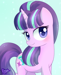 Size: 797x975 | Tagged: safe, artist:riouku, starlight glimmer, pony, g4, the cutie map, cute, female, glimmerbetes, looking at you, mare, s5 starlight, solo
