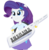 Size: 3560x3616 | Tagged: dead source, safe, artist:vaniaeditors, rarity, equestria girls, g4, my little pony equestria girls: rainbow rocks, female, high res, keytar, musical instrument, ponied up, simple background, solo, transparent background, vector